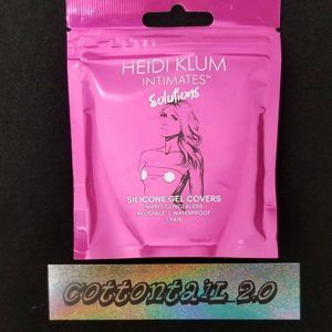 NEW Heidi Klum Intimates Solutions Silicone Gel Covers Reusable/Waterproof